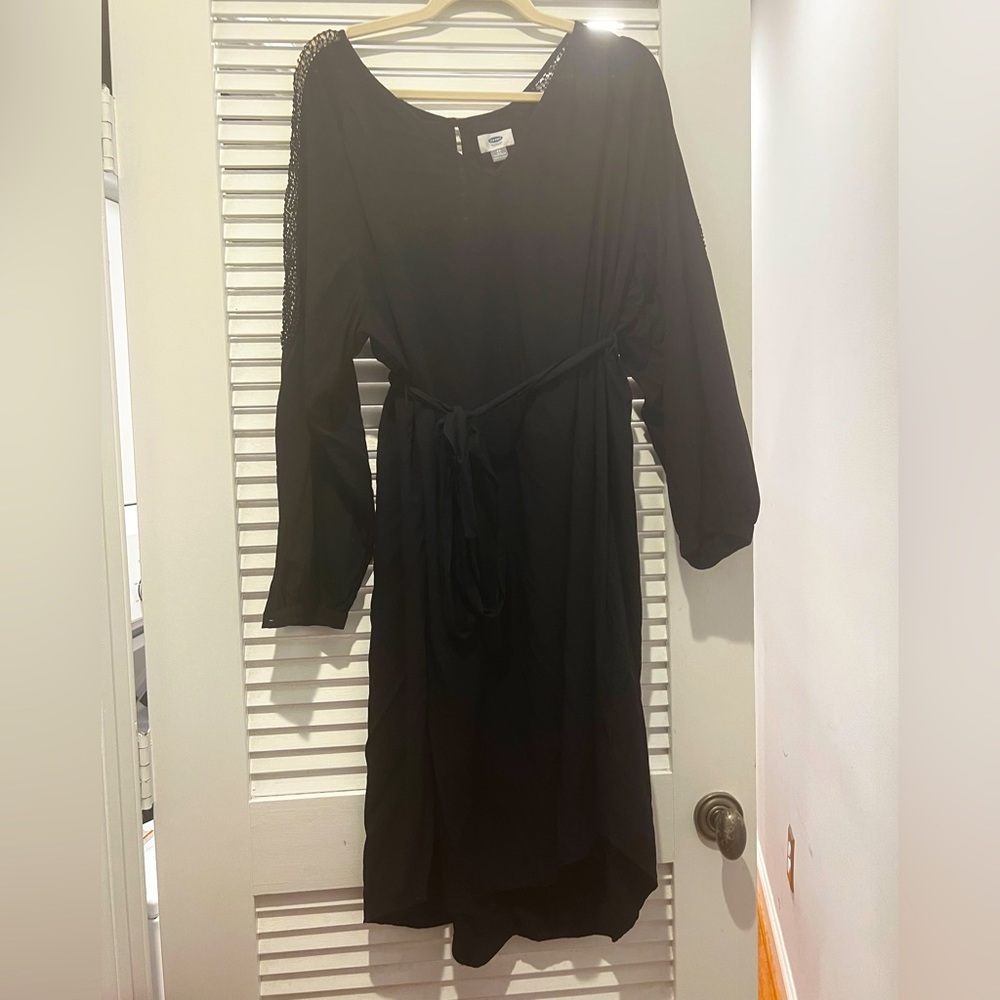 Old Navy Long Sleeve Tie-Waist Dress 3X